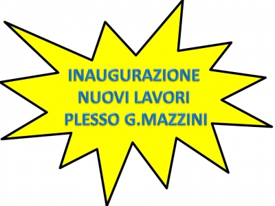 Inaugurazione lavori Mazzini