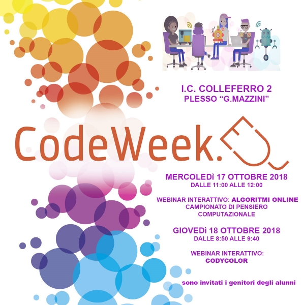 EUROPE CODE WEEK ALL&#039;I.C. COLLEFERRO 2